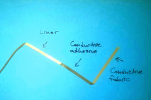 Load image into Gallery viewer, G33 skin-safe conductive fabric tape (no nickel) - 1 roll @ 12" x 100" (30.4cm x 2.54m)